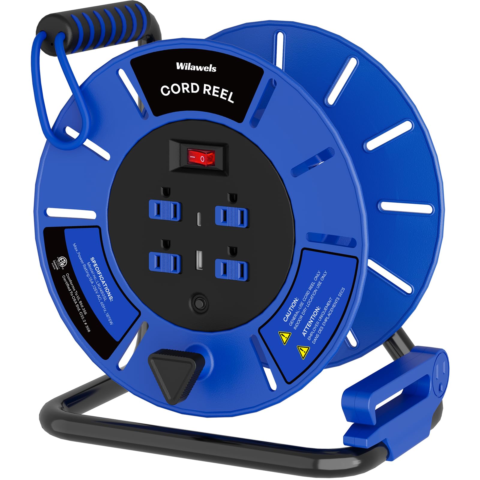 【新品・未使用】solol-WPW! Beyond the ridge! Amazon.com: WILAWELS Extension Cord Storage Reel with 4-Grounded
